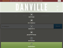 Tablet Screenshot of danville-va.gov